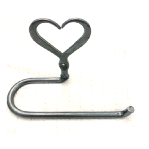 Wrought Iron Metal Toilet Roll Holder for Bathroom Toilet Wall Mount Handmade Bathroom Lavatory Toilet Paper Holder Wall Mount Natural Finish #6365