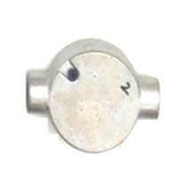 Cast Iron 2 Way Junction Box 90x60x Pipe size 17mm #2985