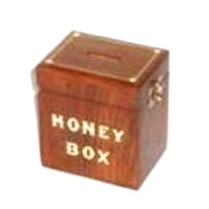 Wood Money Box #21041