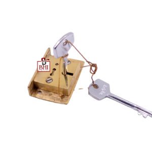 Brass Handmade Cupboard Drawer Lock 50mm #2683