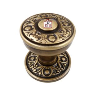 BRASS DUTCH DOOR KNOB ORNATE 60mm # 2684
