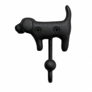Iron Coat Hook Dog 75mm #9304